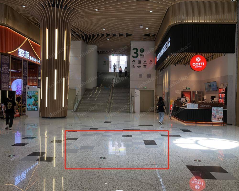 深圳岗厦北地下商业街 - 西区北广场3-4号出口门厅