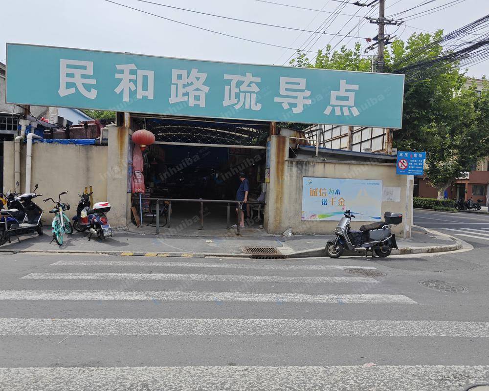 上海静安区民和路疏导点菜场