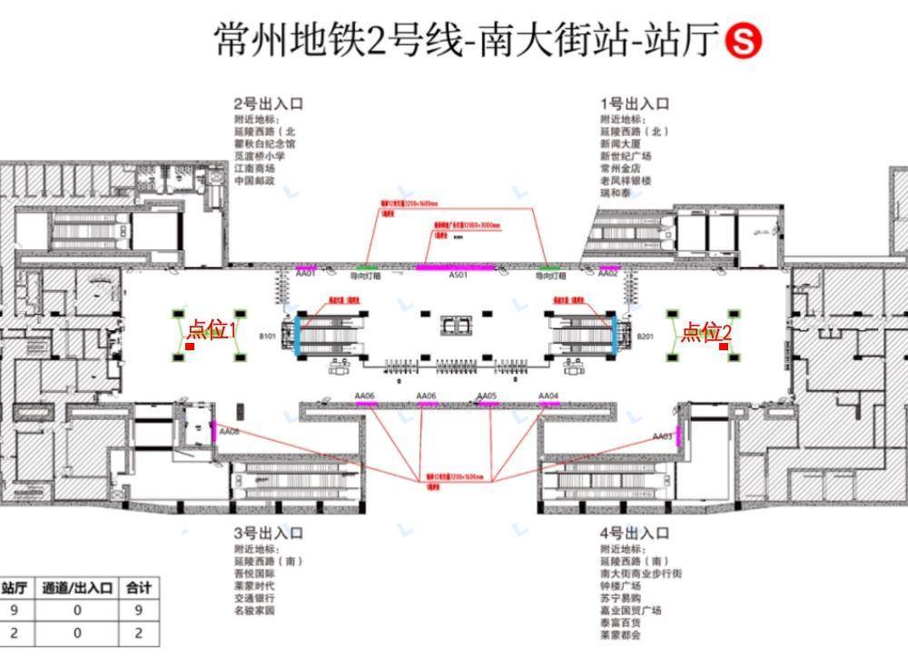 常州地铁-南大街 - 南大街1号位